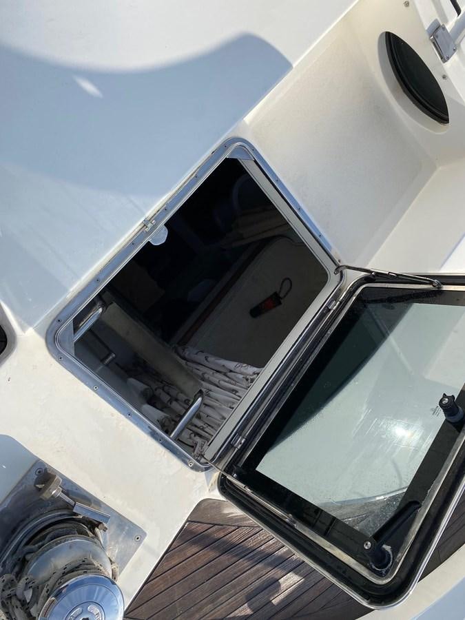 the front of a plane aboard DEA Yacht for Sale