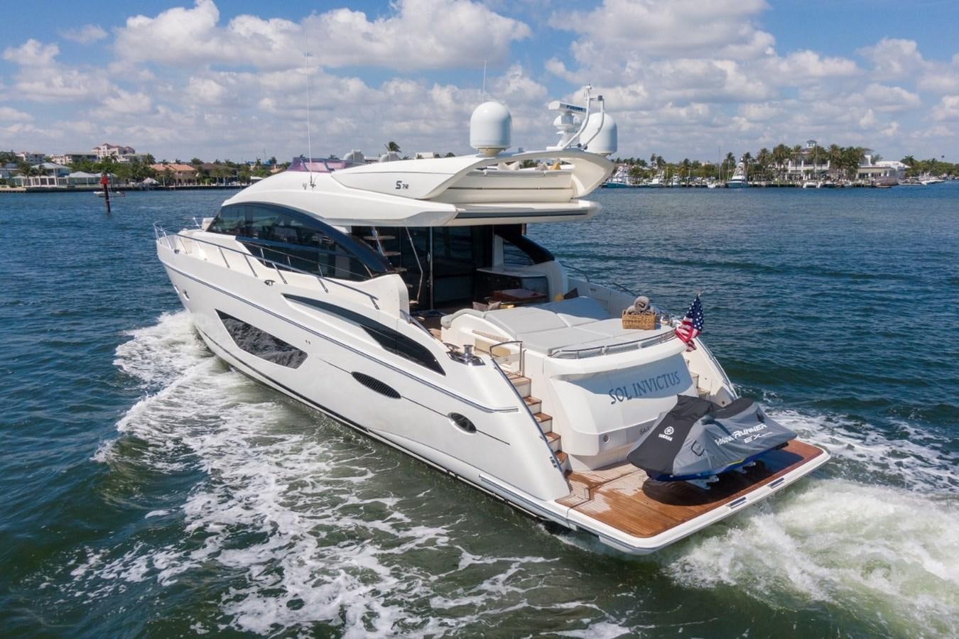 a boat on the water aboard SOL INVICTUS Yacht for Sale