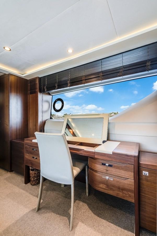 a desk in a room aboard SOL INVICTUS Yacht for Sale