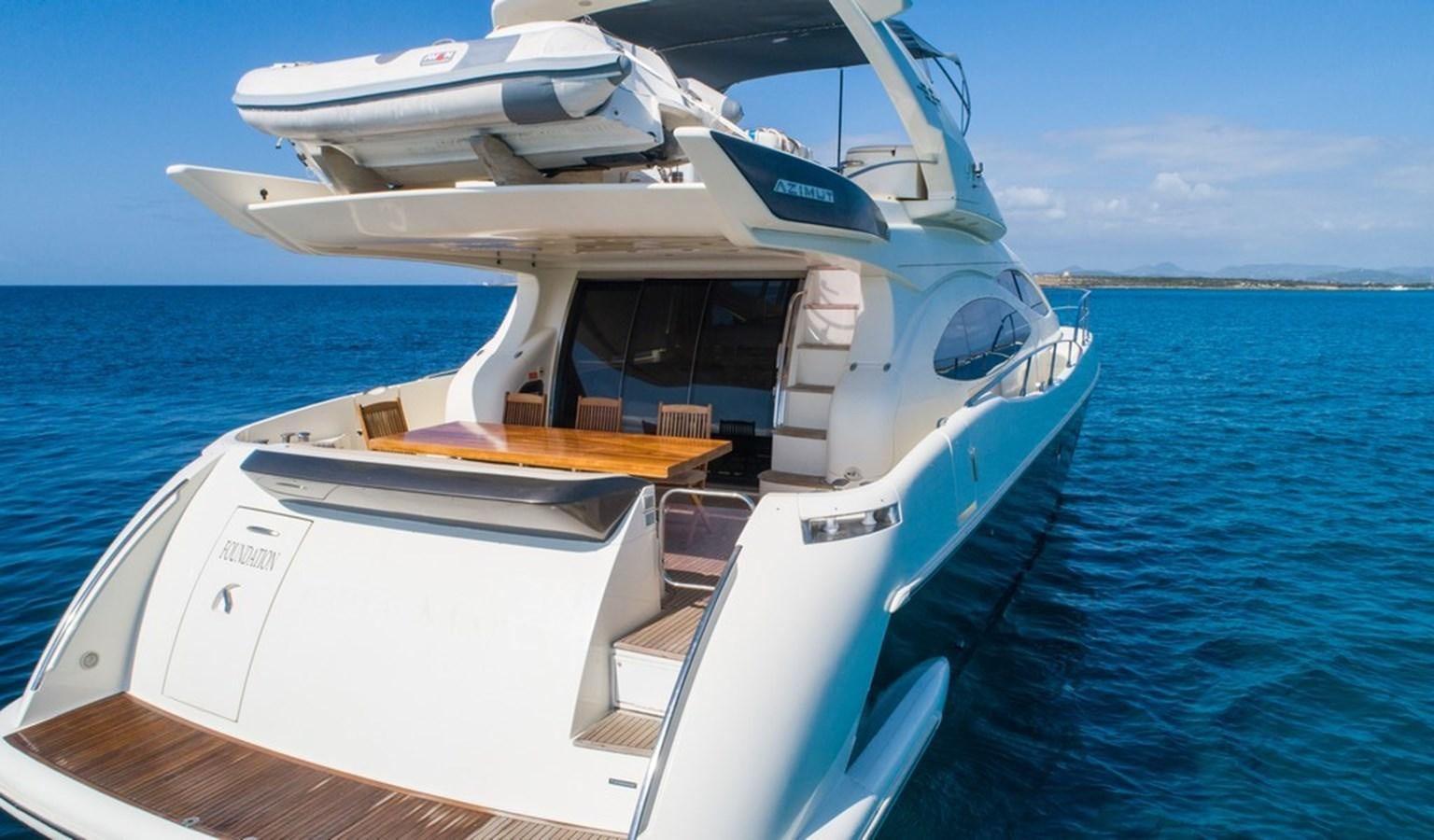 a boat on the water aboard FOUNDATION  Yacht for Sale