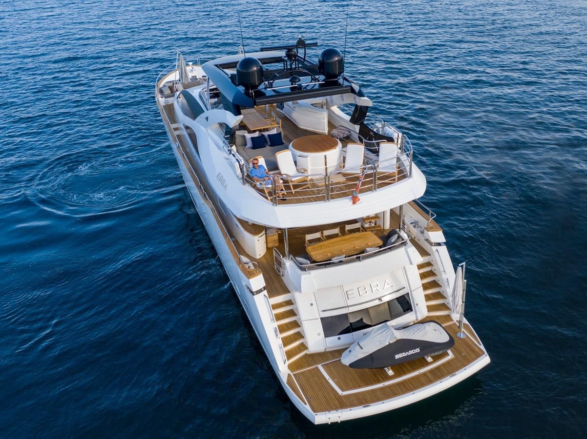 a boat on the water aboard 2015 SUNSEEKER 92' Yacht for Sale