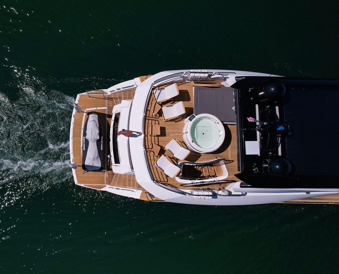 a satellite in space aboard 2015 SUNSEEKER 92' Yacht for Sale