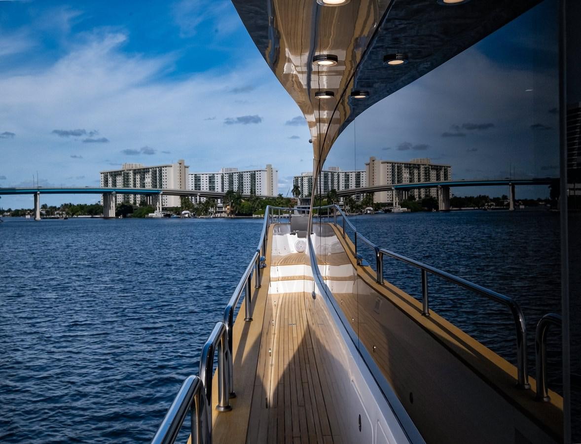 a boat on the water aboard 2015 SUNSEEKER 92' Yacht for Sale