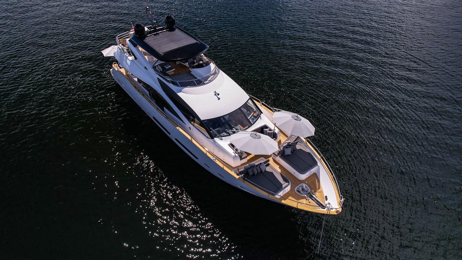 a boat on the water aboard 2015 SUNSEEKER 92' Yacht for Sale