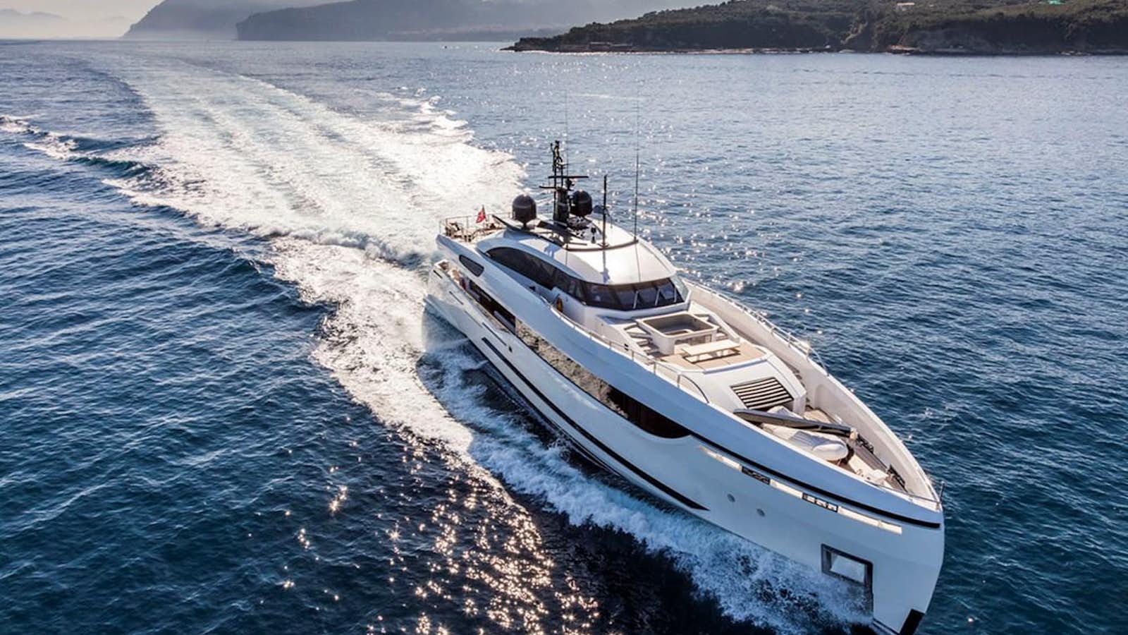 a boat on the water aboard NEXT Yacht for Sale