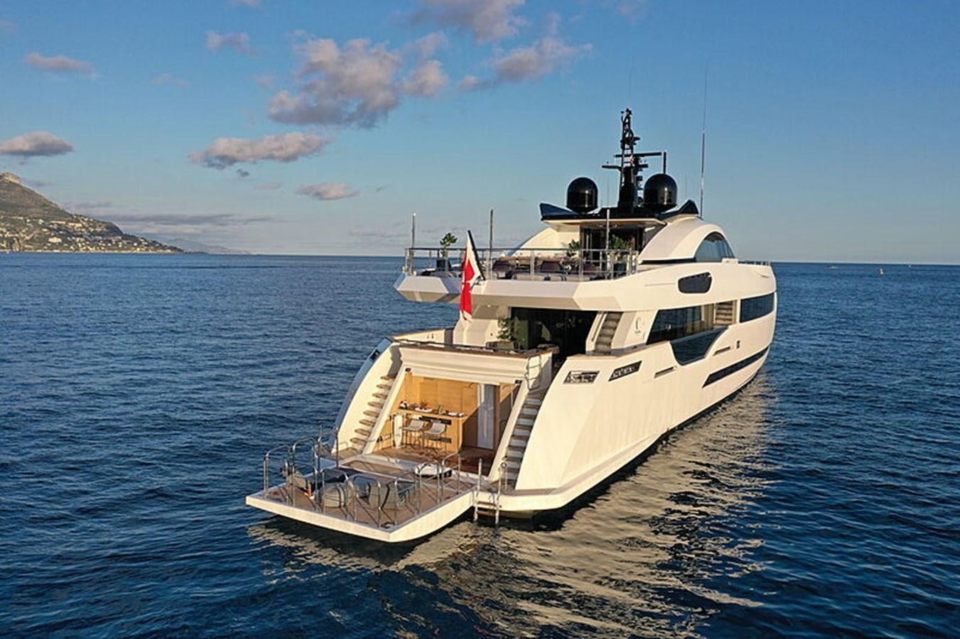 a boat in the water aboard NEXT Yacht for Sale