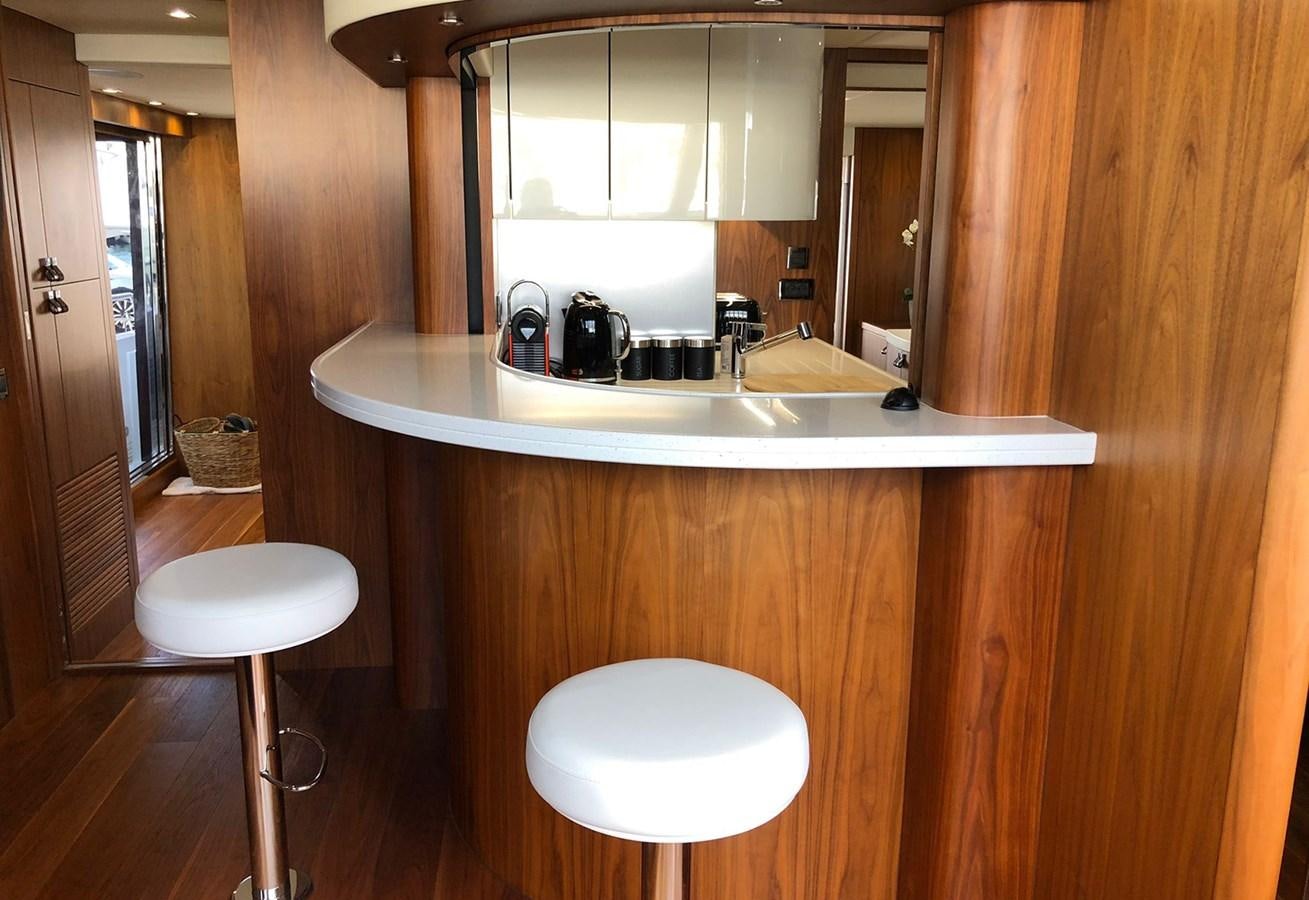 a bathroom with a sink and toilet aboard TICKETYBOO Yacht for Sale
