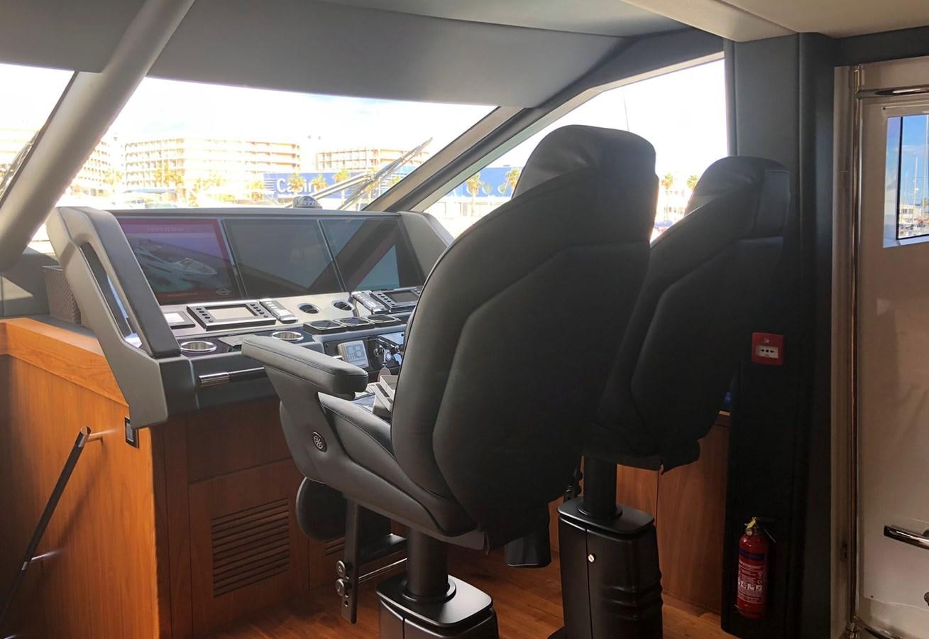 inside of a car aboard TICKETYBOO Yacht for Sale