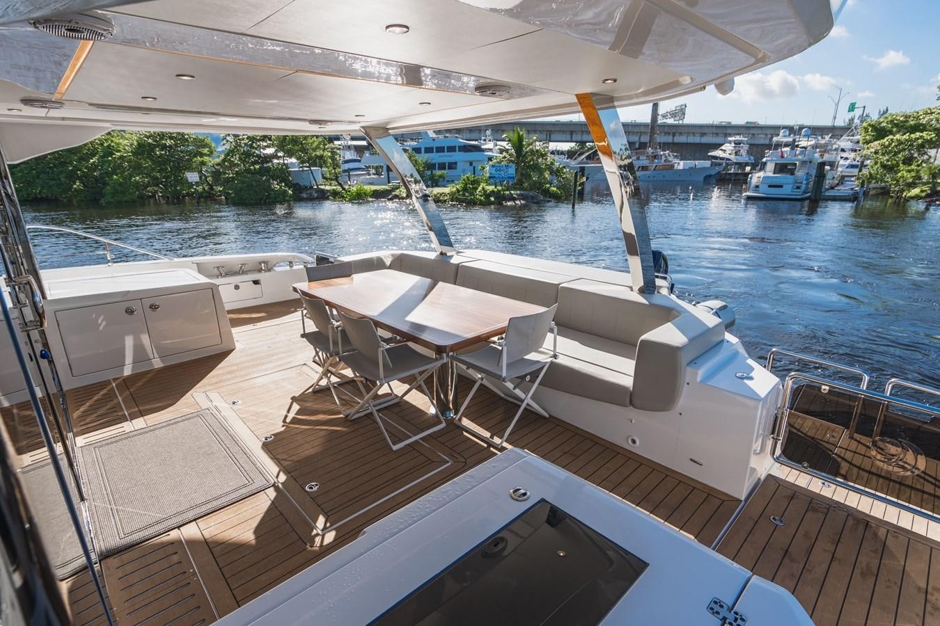a boat on the water aboard PLANE TO SEA Yacht for Sale