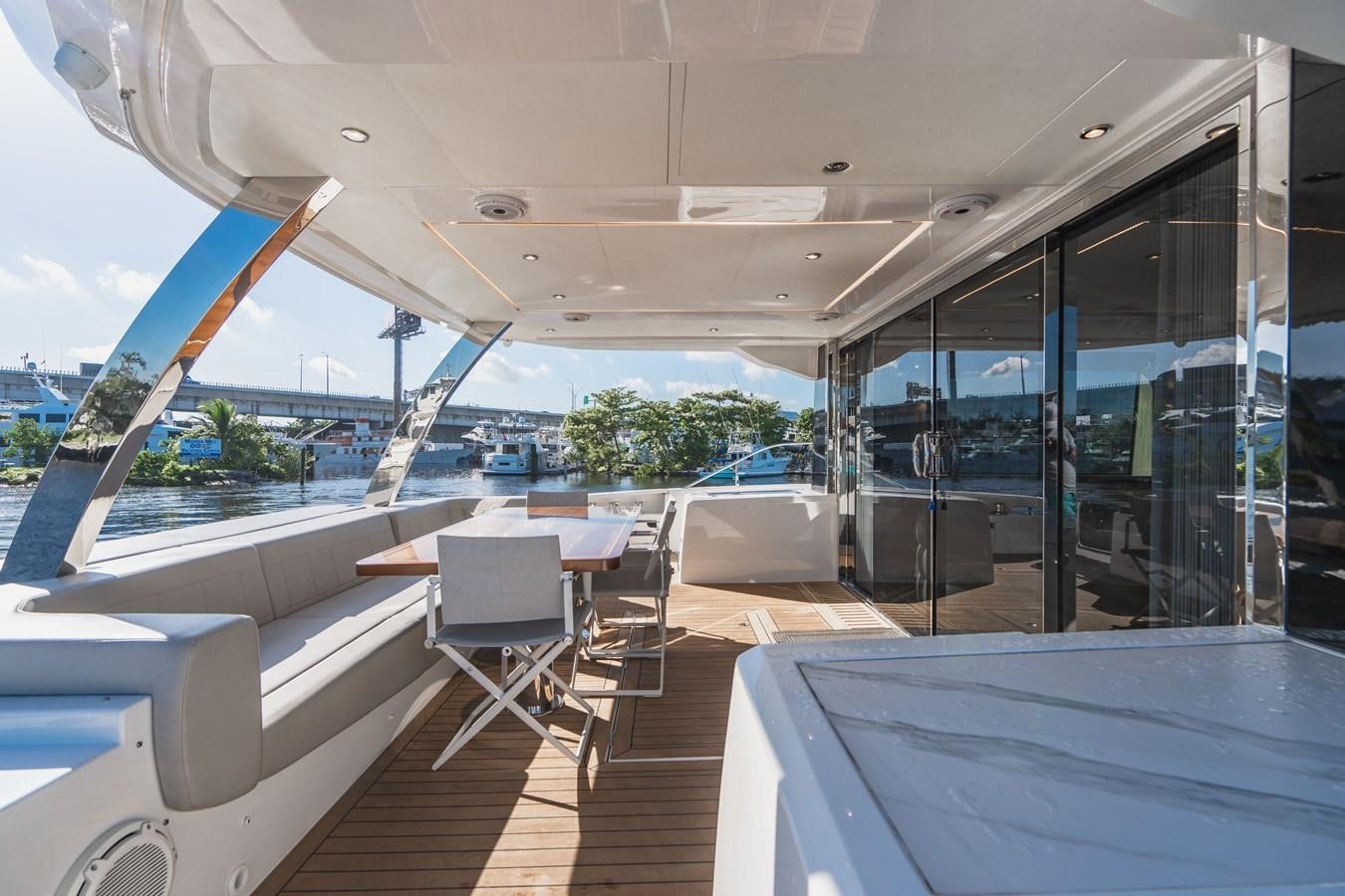 a boat on the water aboard PLANE TO SEA Yacht for Sale