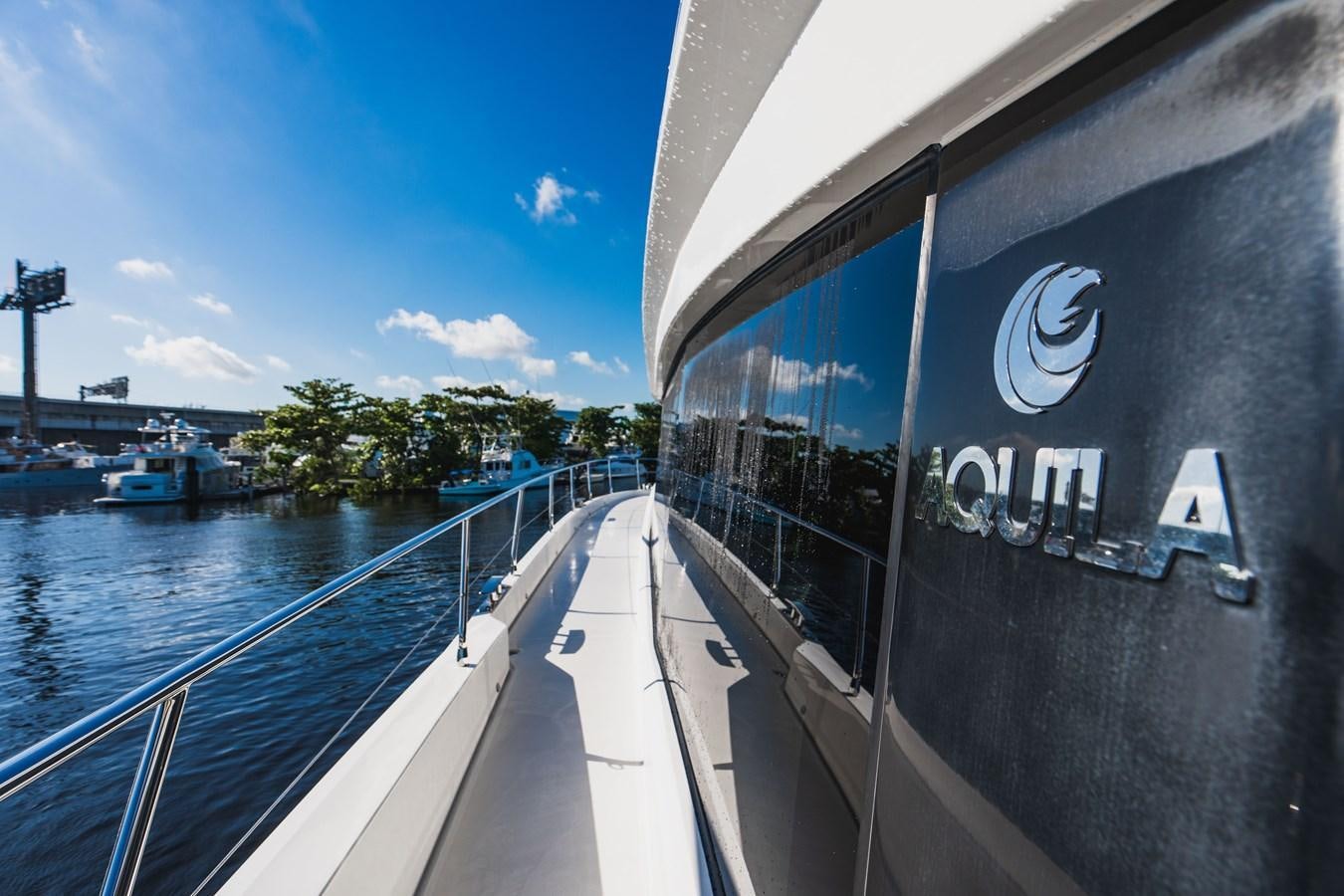 a boat on the water aboard PLANE TO SEA Yacht for Sale