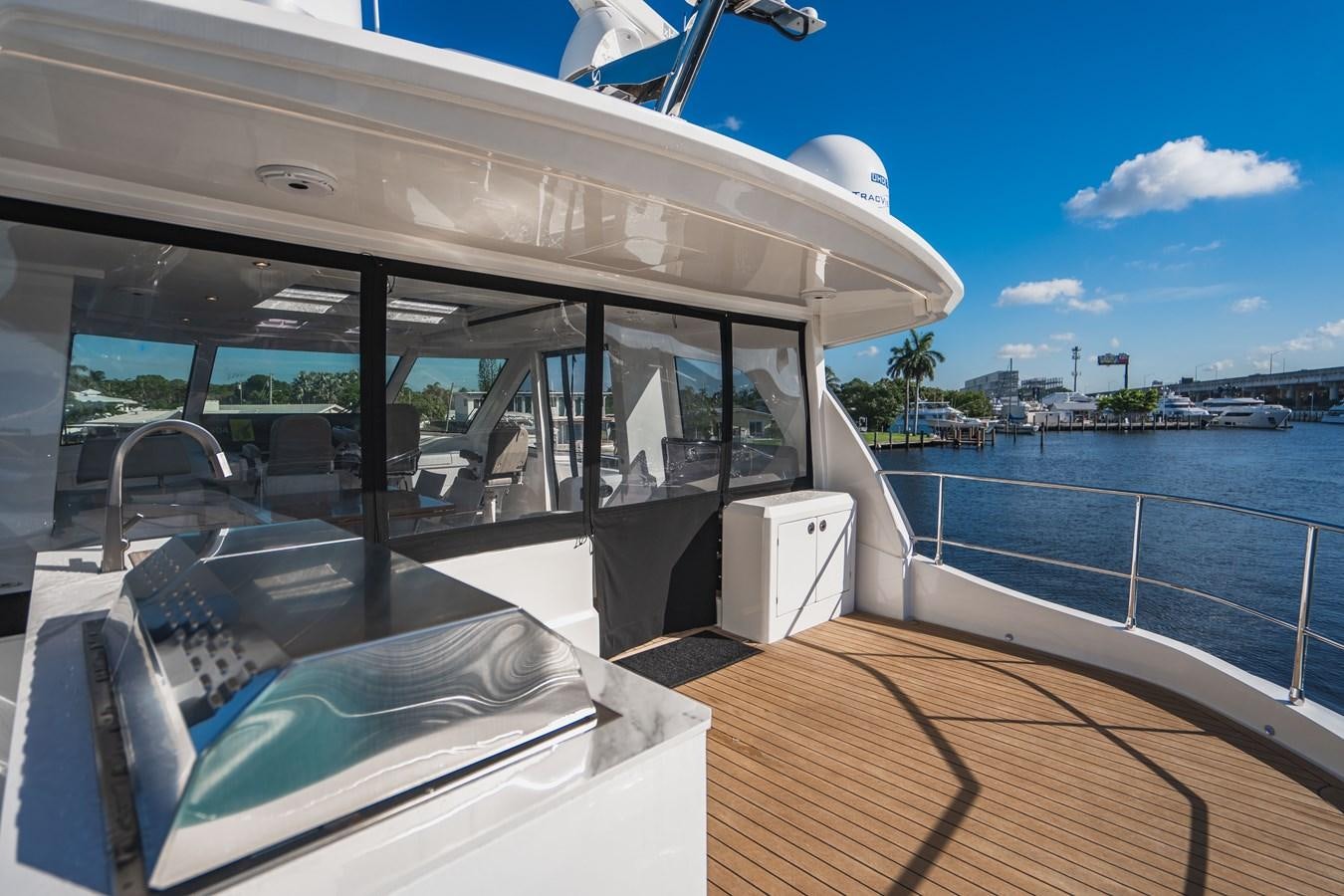 a boat on the water aboard PLANE TO SEA Yacht for Sale