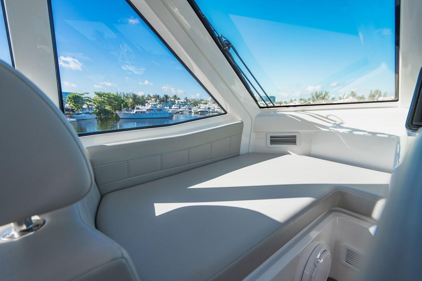 the inside of a car aboard PLANE TO SEA Yacht for Sale