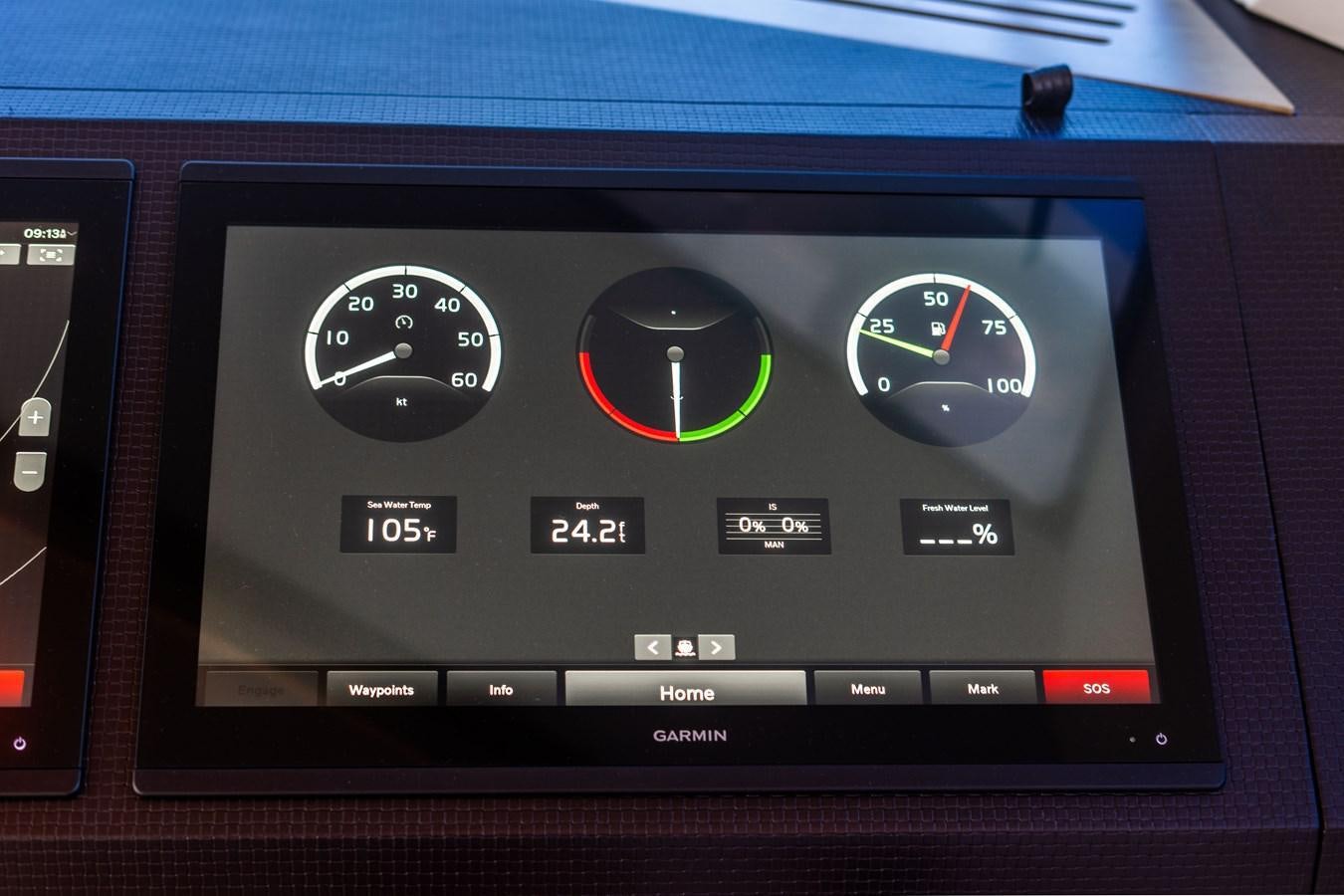 graphical user interface, application aboard PLANE TO SEA Yacht for Sale