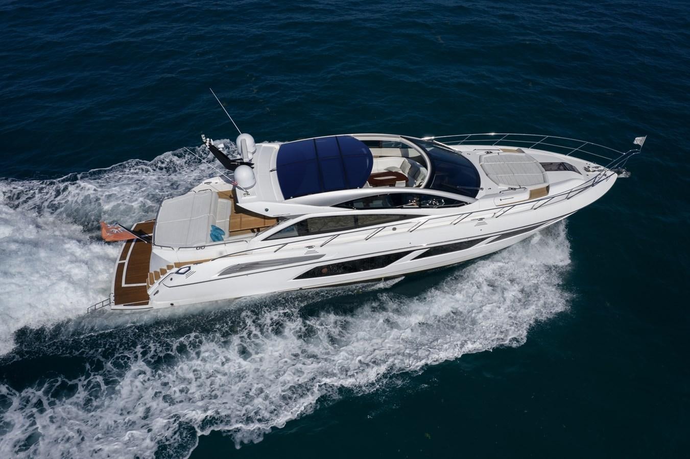 a boat on the water aboard SUNSEEKER PREDATOR 68 Yacht for Sale