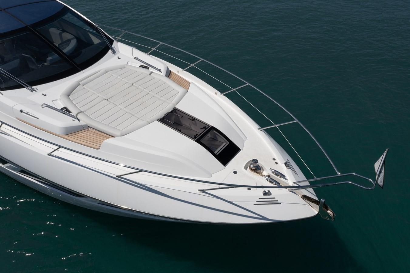 a white yacht on the water aboard SUNSEEKER PREDATOR 68 Yacht for Sale