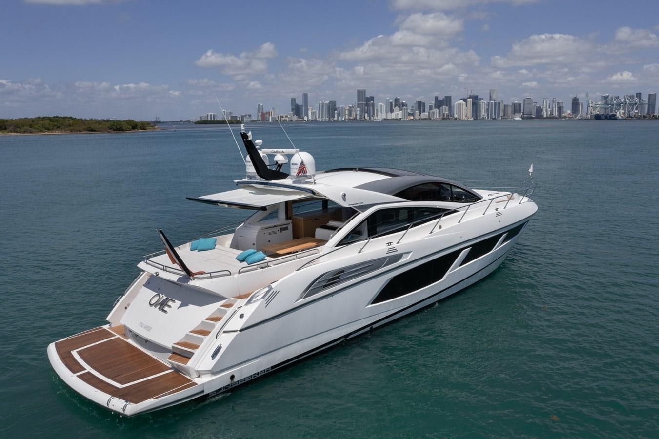 a boat on the water aboard SUNSEEKER PREDATOR 68 Yacht for Sale