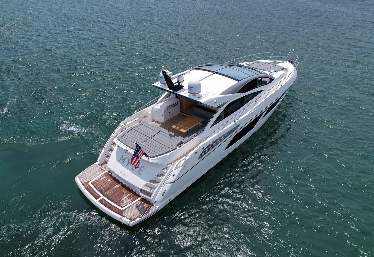 a boat on the water aboard SUNSEEKER PREDATOR 68 Yacht for Sale