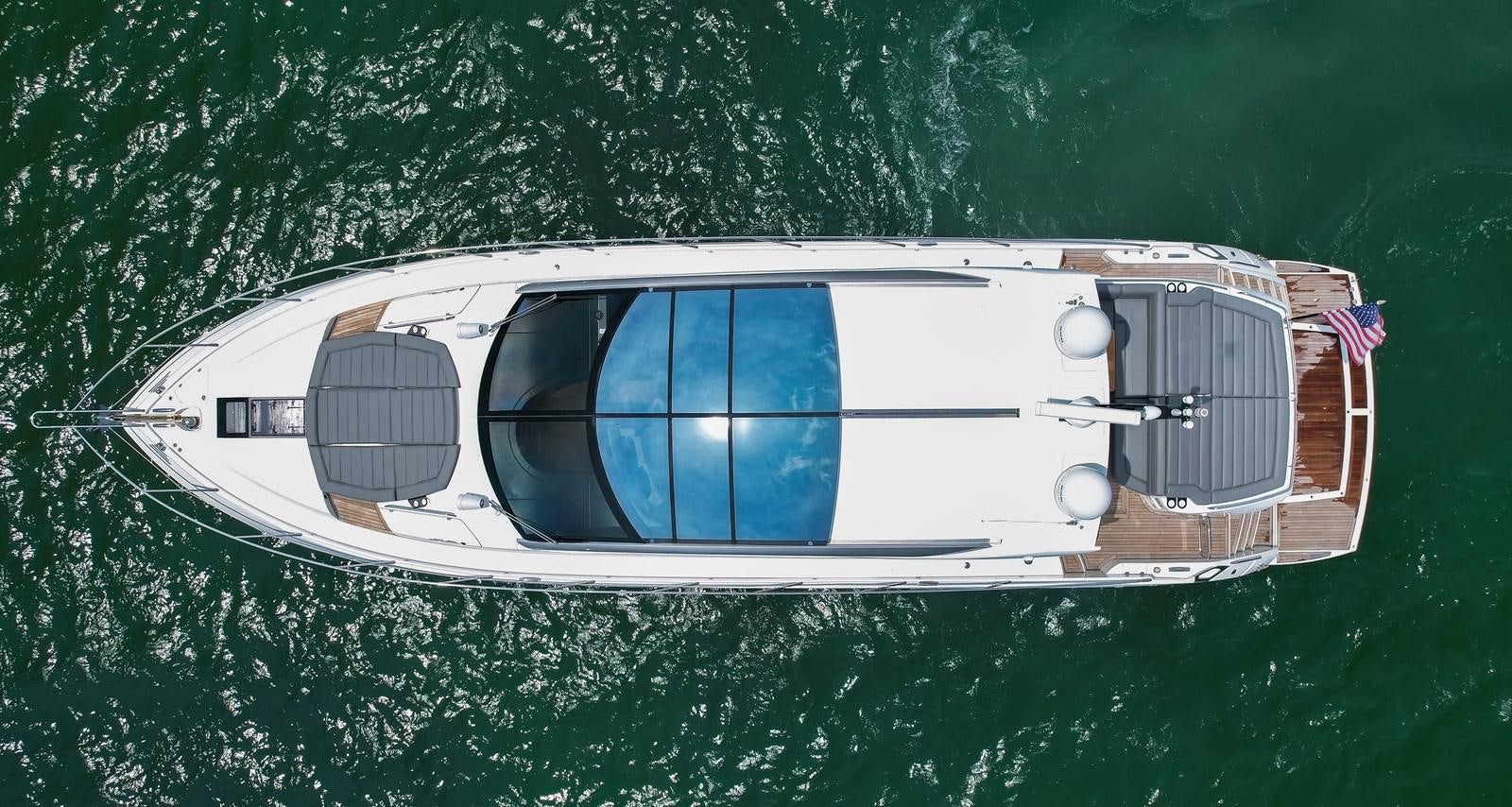 a model of a space ship aboard SUNSEEKER PREDATOR 68 Yacht for Sale