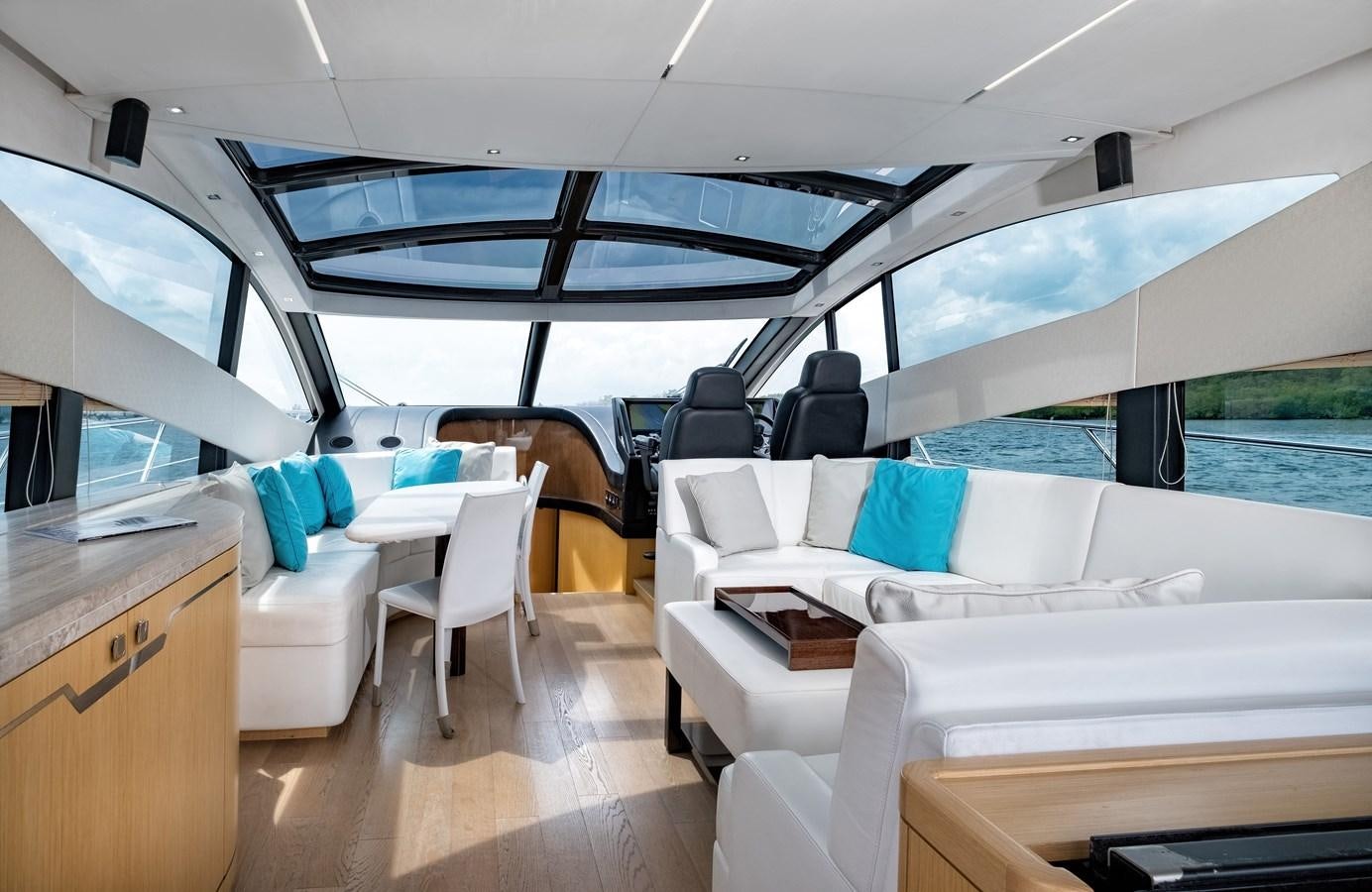inside of a boat aboard SUNSEEKER PREDATOR 68 Yacht for Sale