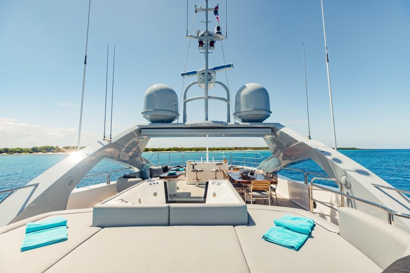 a boat on the water aboard TAYRONA Yacht for Sale