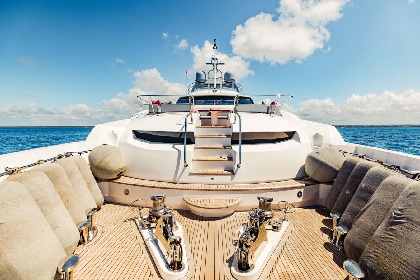 a boat on the water aboard TAYRONA Yacht for Sale