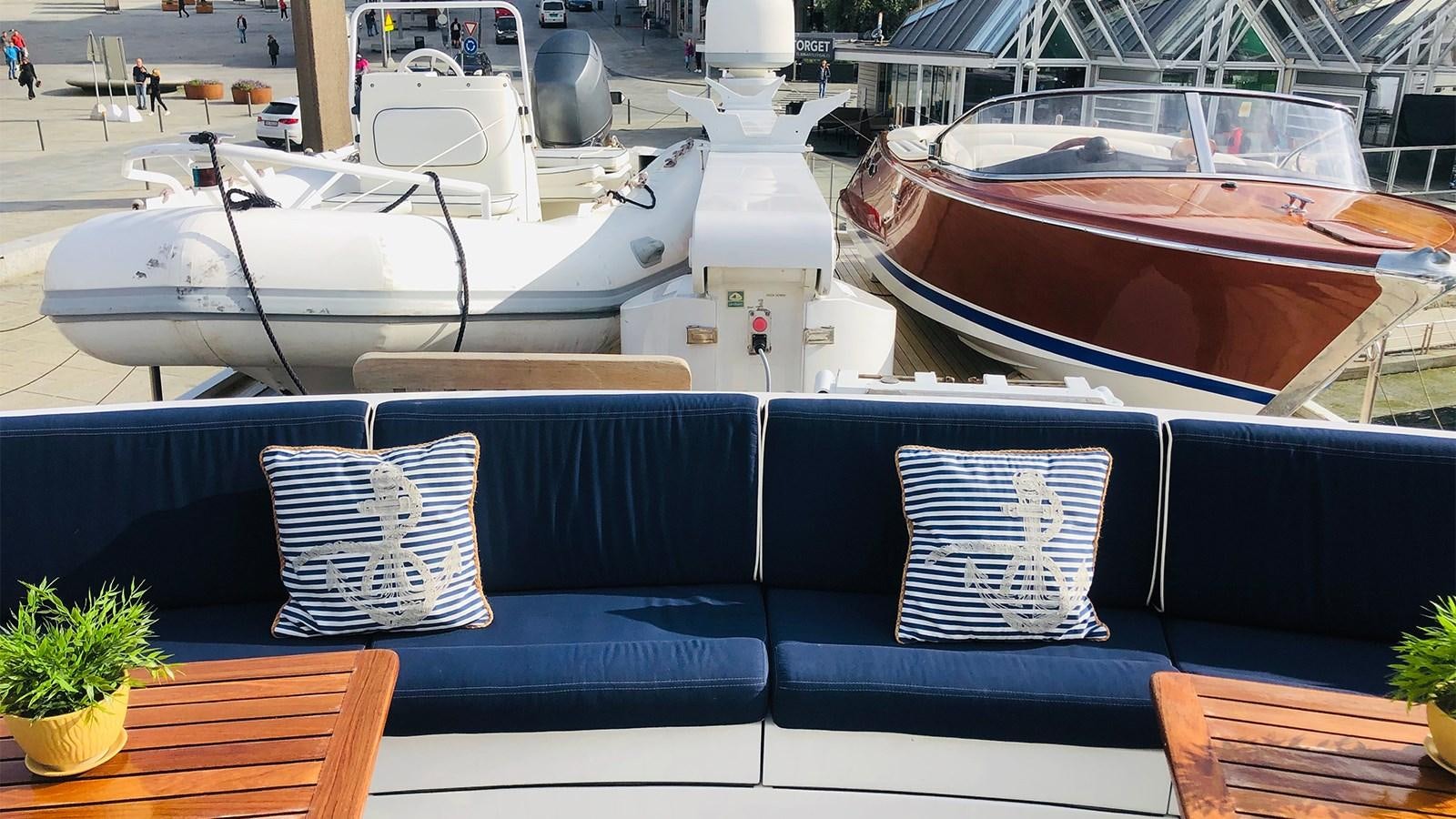 a boat on the water aboard CHANTAL Yacht for Sale