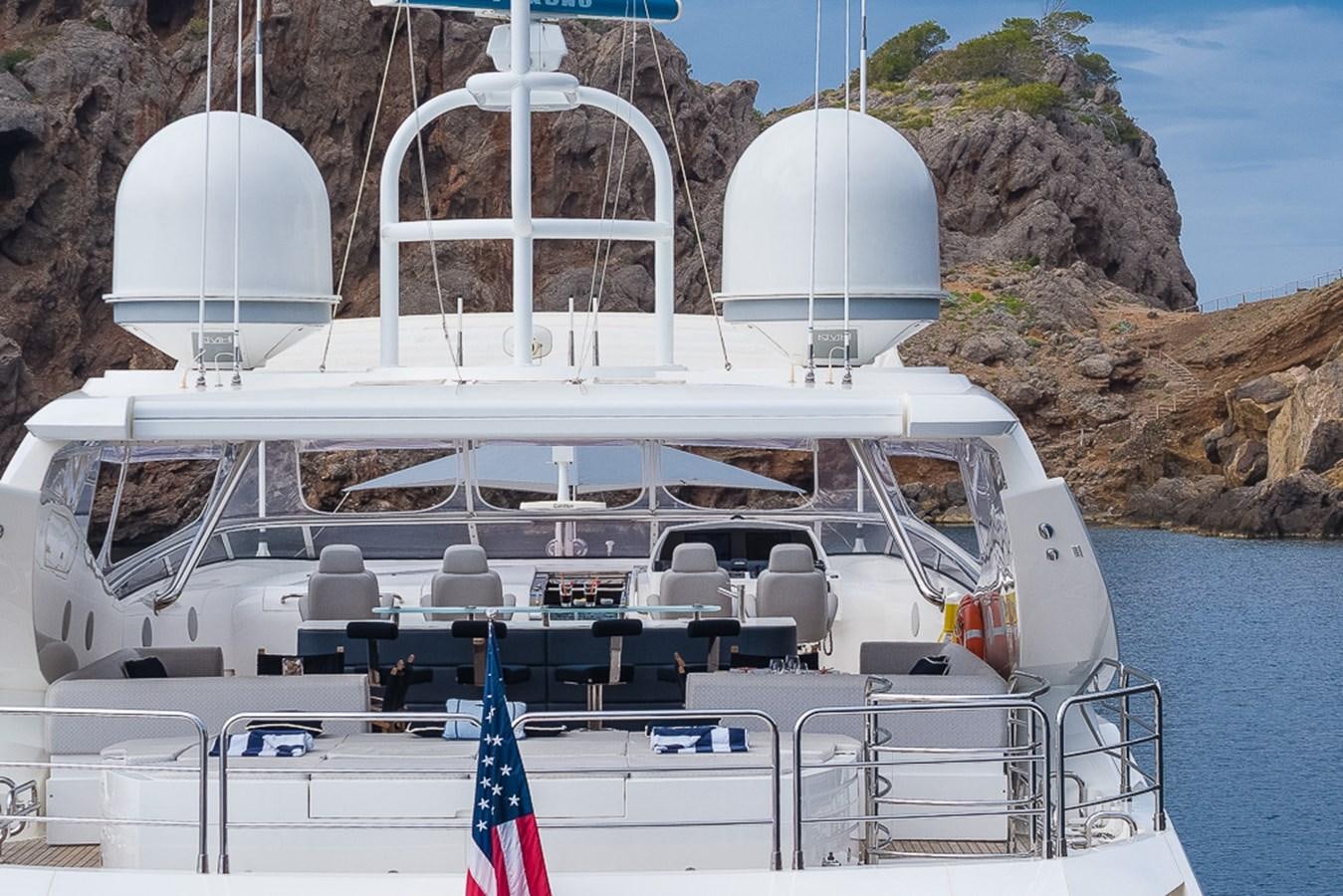 a boat on the water aboard INSIGNIA Yacht for Sale
