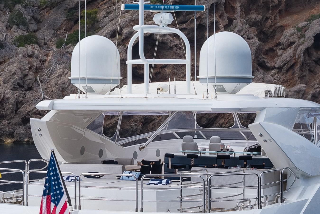 a boat on the water aboard INSIGNIA Yacht for Sale