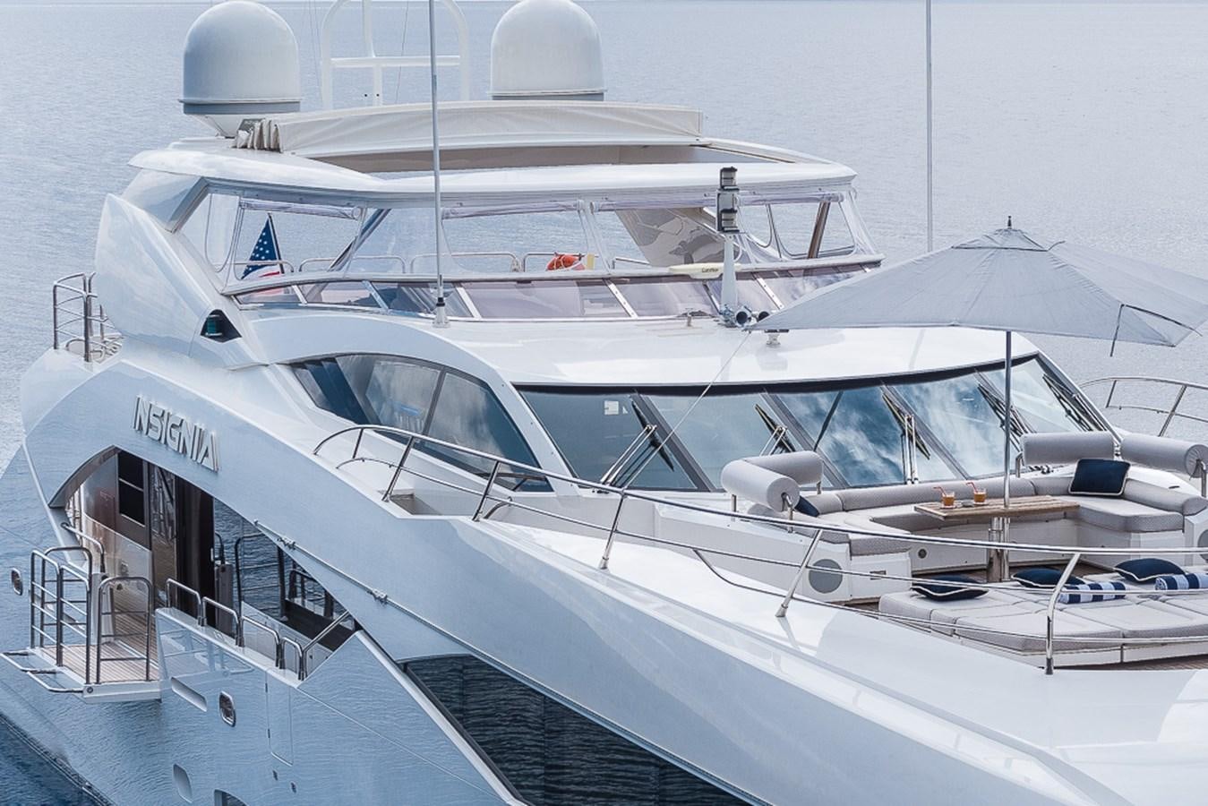 a group of white yachts aboard INSIGNIA Yacht for Sale