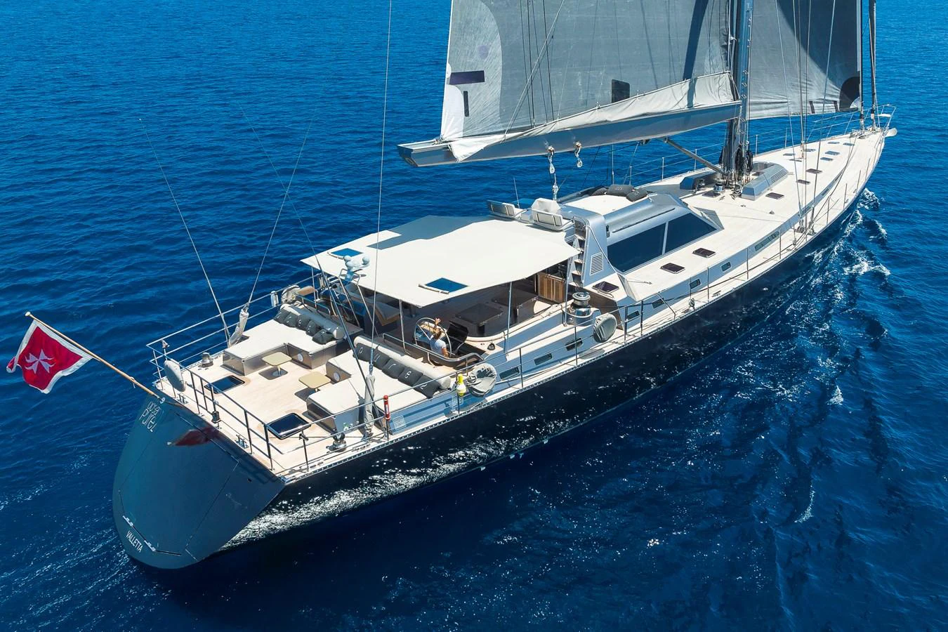 a ship in the water aboard OCEAN PURE 2 Yacht for Sale