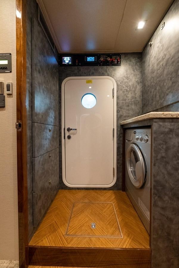 a machine on the counter aboard ANOTHER DAY IN PARADISE Yacht for Sale