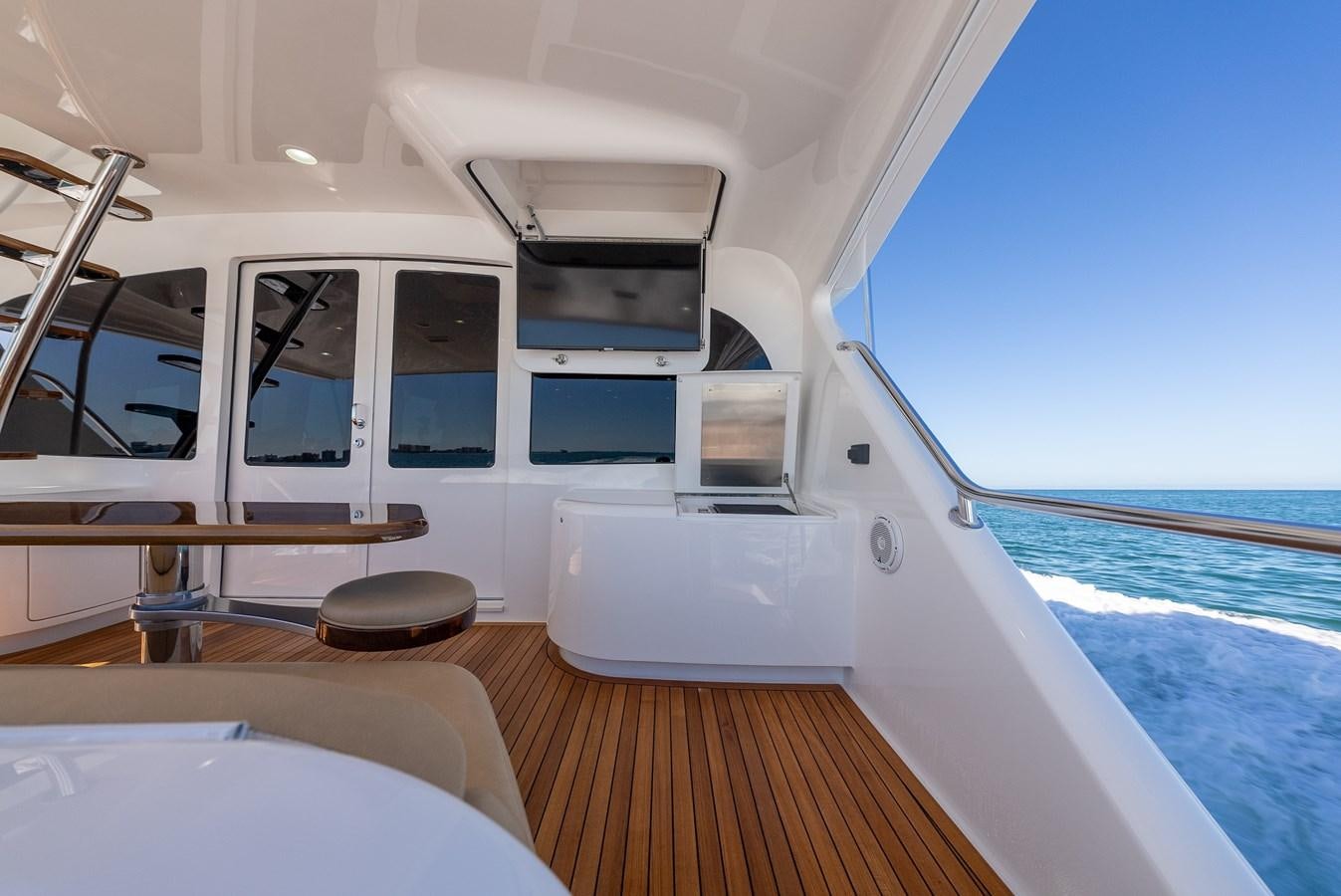 a boat on the water aboard ANOTHER DAY IN PARADISE Yacht for Sale