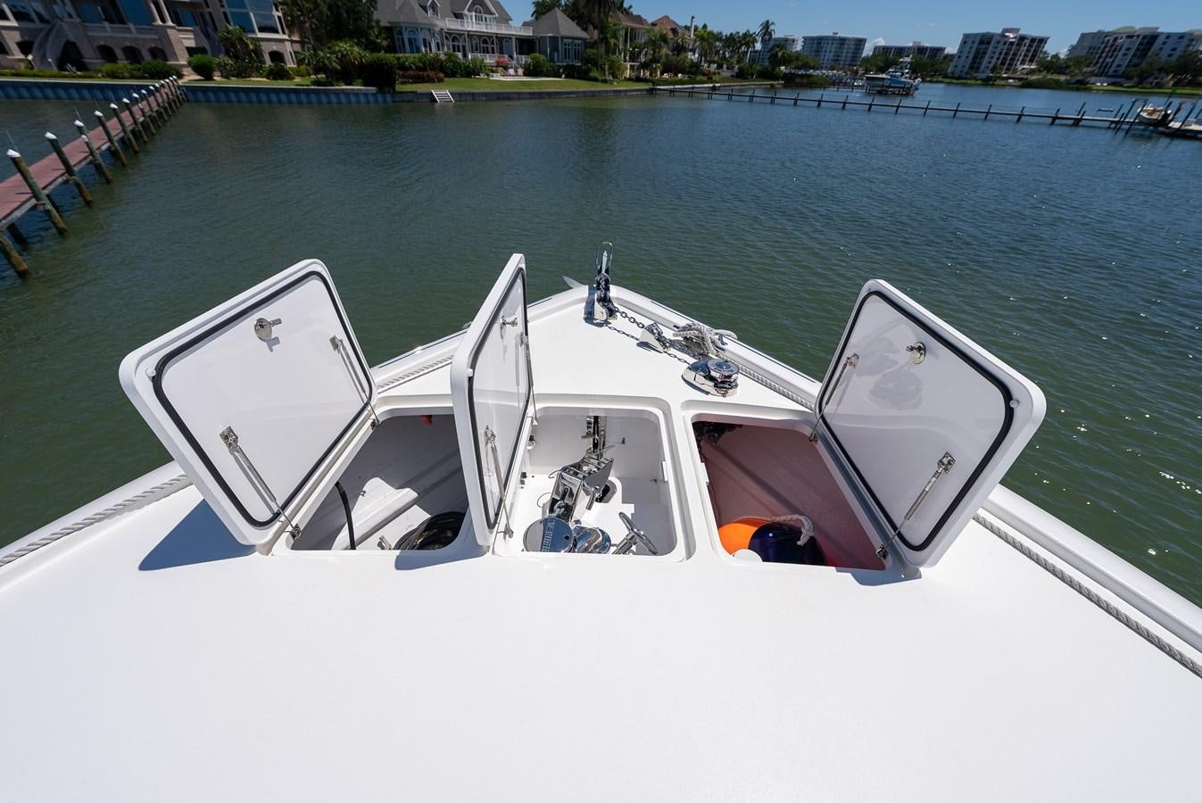 a boat on the water aboard ANOTHER DAY IN PARADISE Yacht for Sale