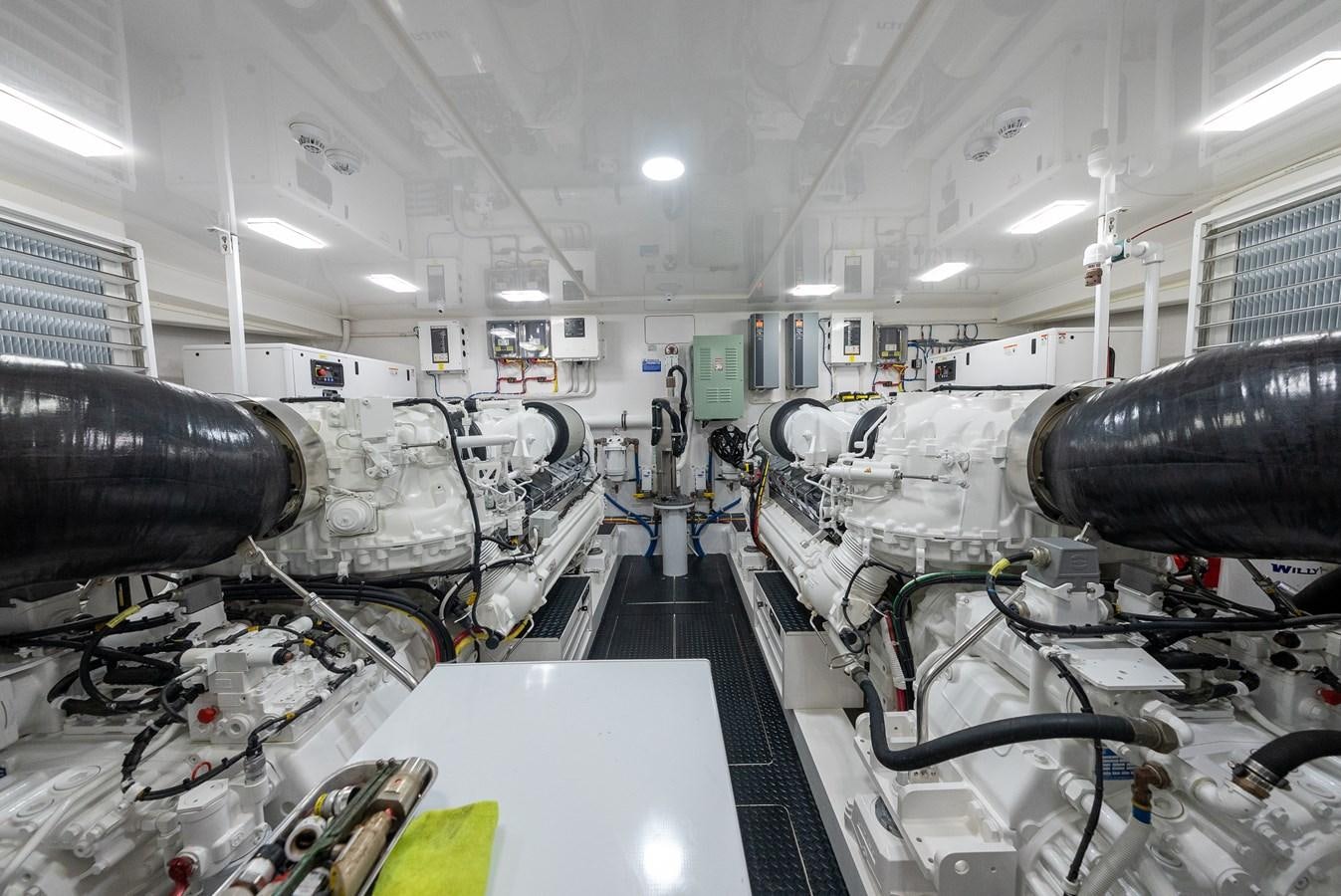 a machine inside a factory aboard ANOTHER DAY IN PARADISE Yacht for Sale