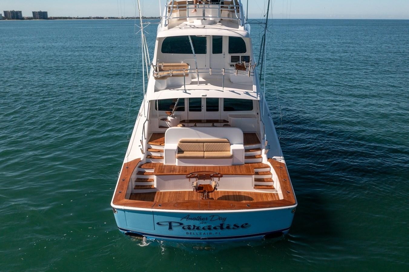 a boat in the water aboard ANOTHER DAY IN PARADISE Yacht for Sale