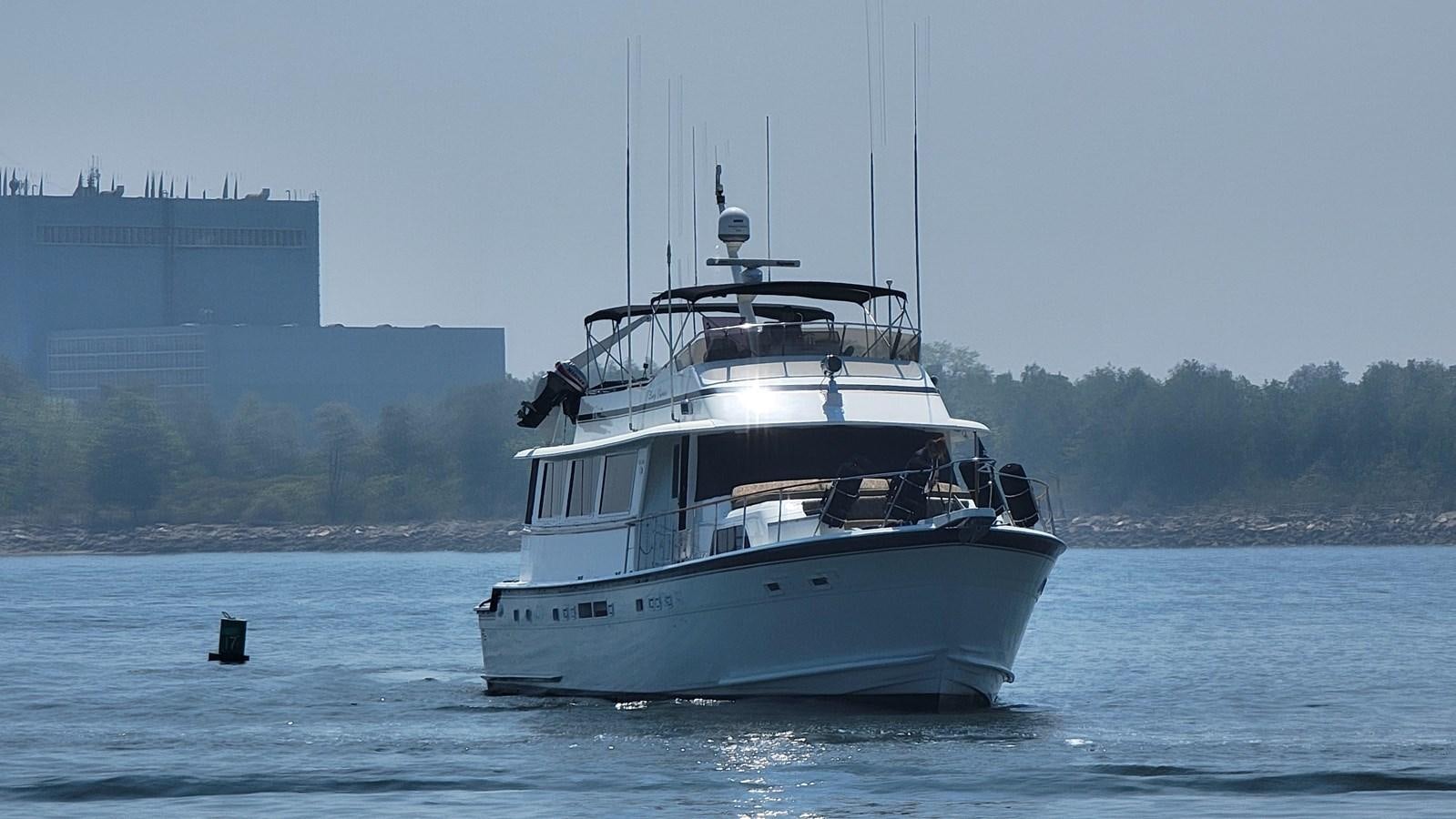 a boat in the water aboard LADY PATRICIA Yacht for Sale