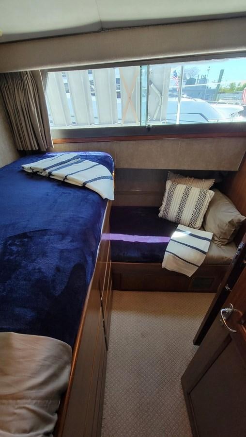 a room with two beds aboard LADY PATRICIA Yacht for Sale