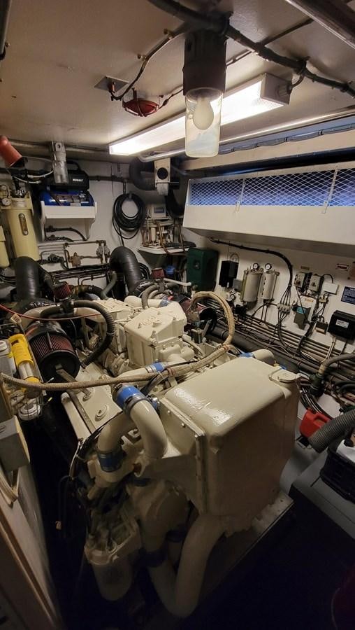 a room with several machines aboard LADY PATRICIA Yacht for Sale