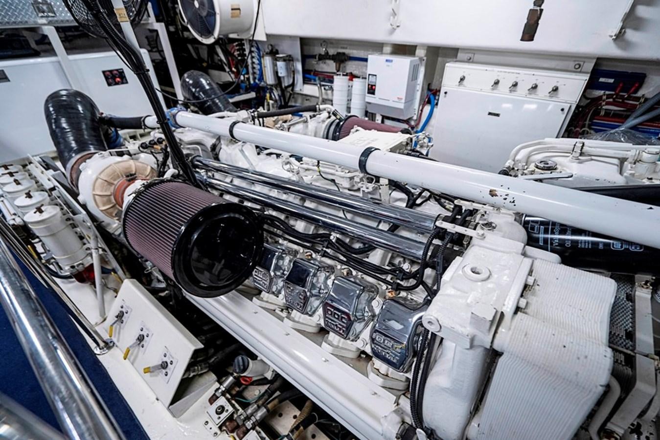 a close-up of a machine aboard PURA VIDA Yacht for Sale