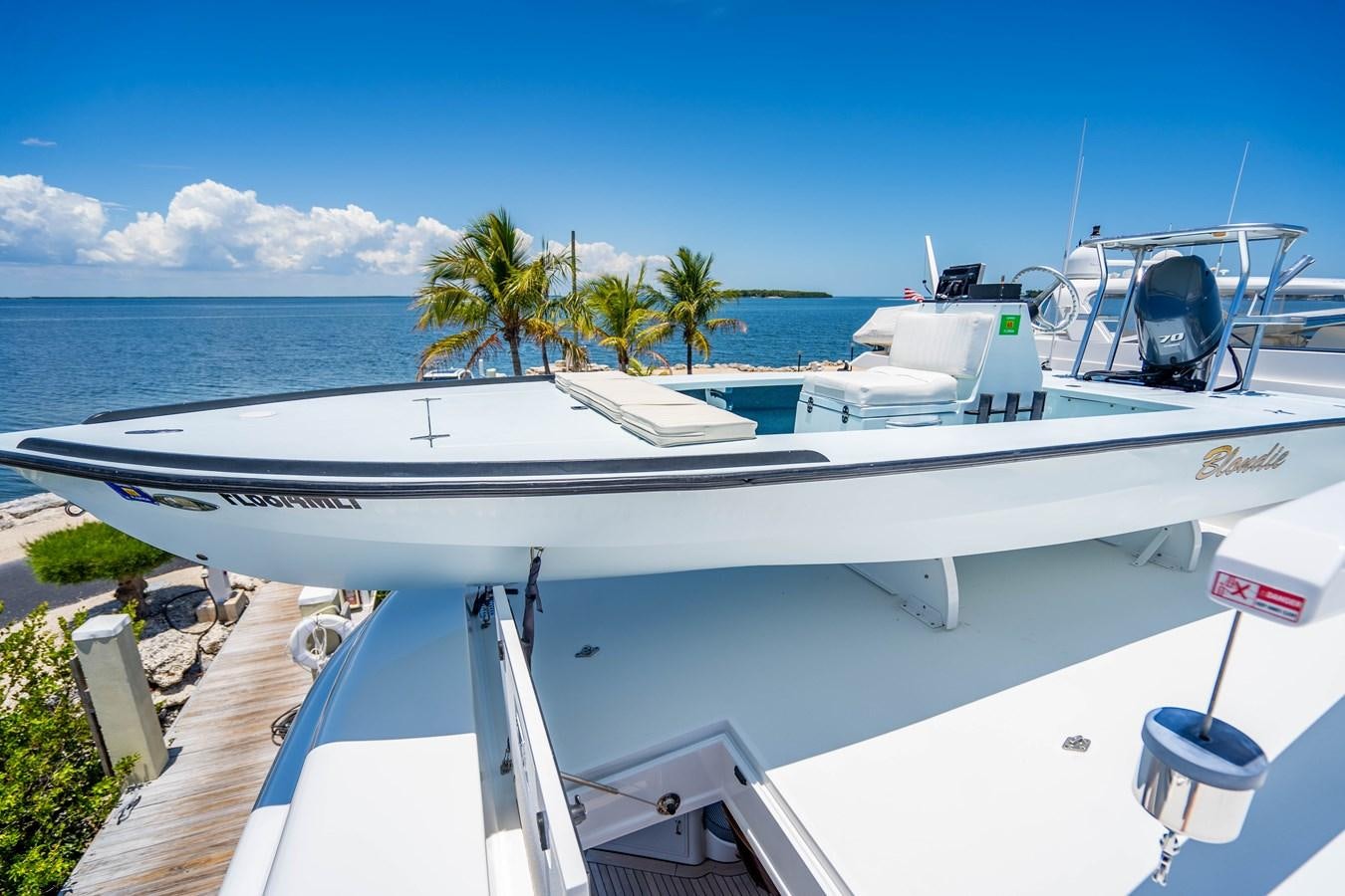 a boat on the water aboard PURA VIDA Yacht for Sale