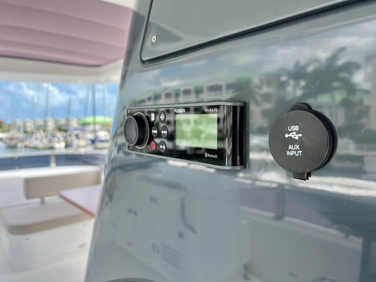 a dashboard of a car aboard SIRENA 64 FLYBRIDGE Yacht for Sale