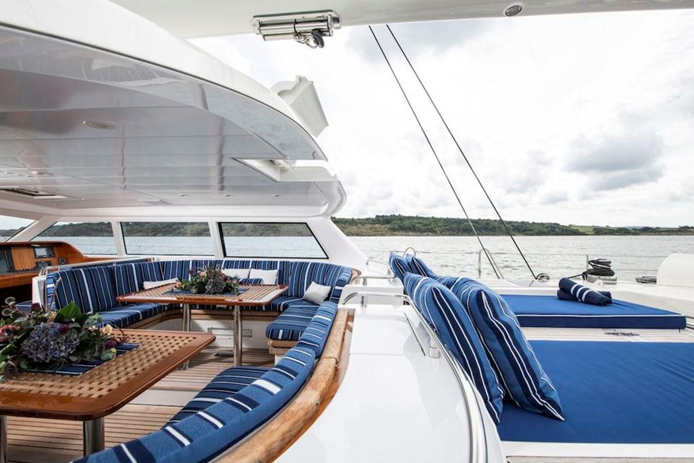 a boat on the water aboard CHARLATAN Yacht for Sale
