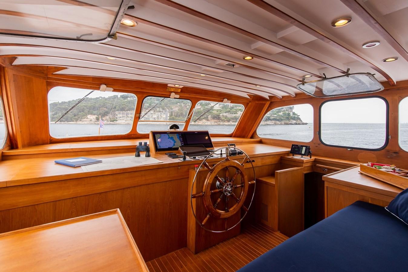 inside of a bus aboard SANS SOUCI Yacht for Sale
