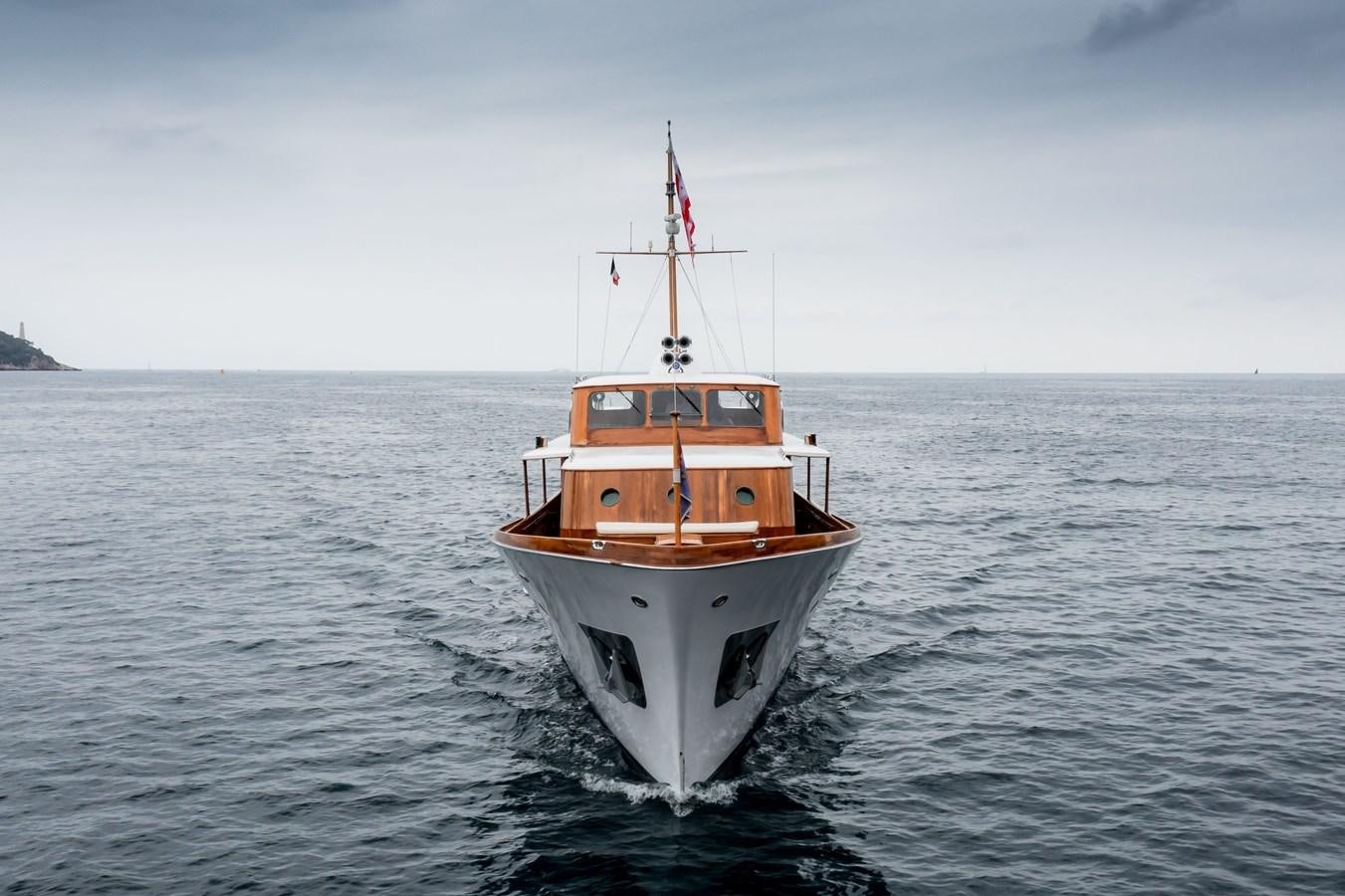 a boat in the water aboard SANS SOUCI Yacht for Sale