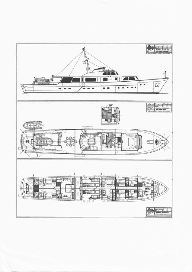 diagram aboard SANS SOUCI Yacht for Sale