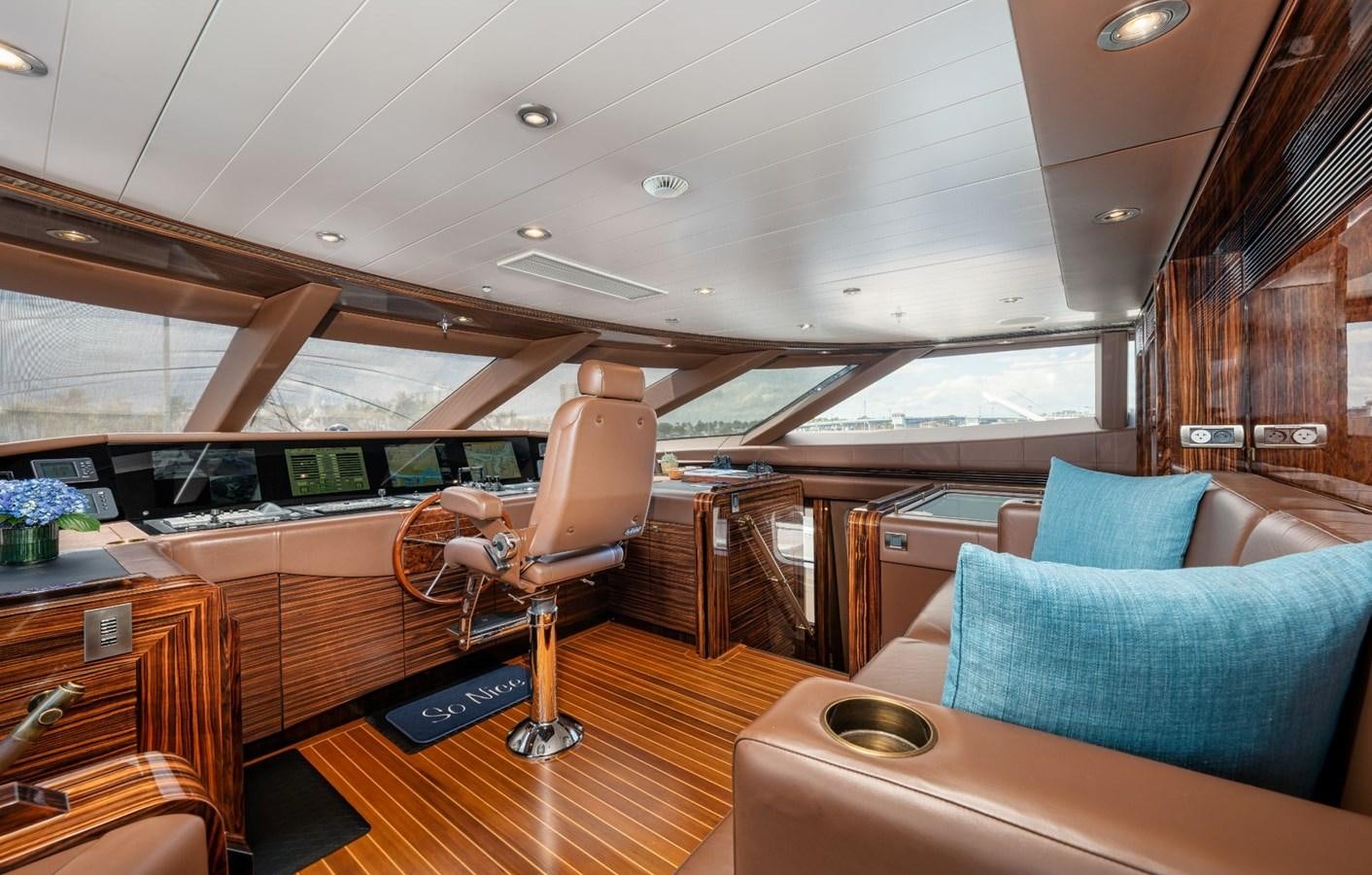 inside of a boat aboard VESPER Yacht for Sale