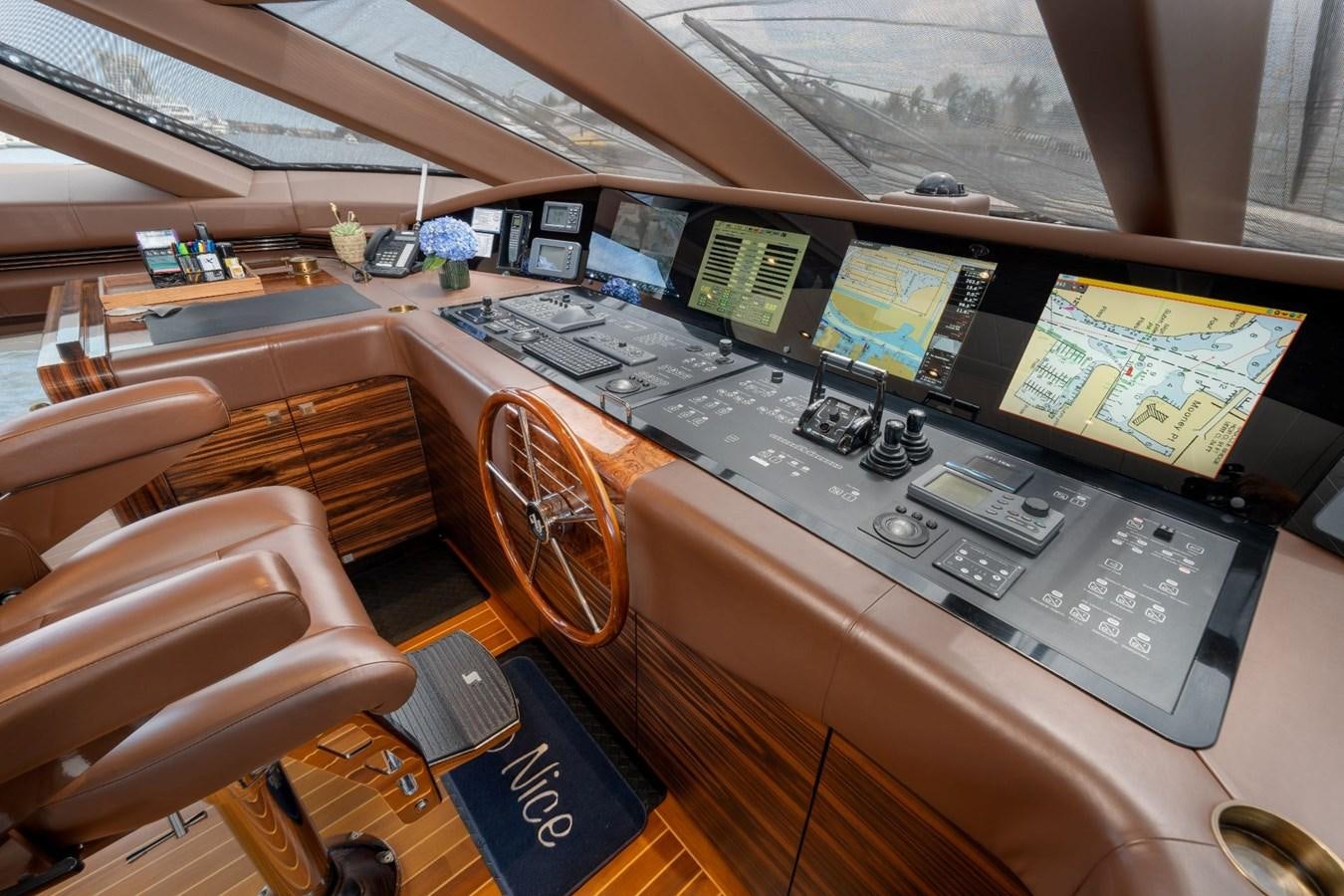 a room with computers and other objects aboard VESPER Yacht for Sale