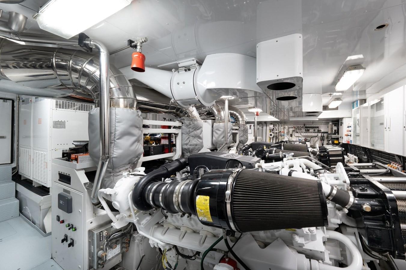 a close-up of a machine aboard VESPER Yacht for Sale