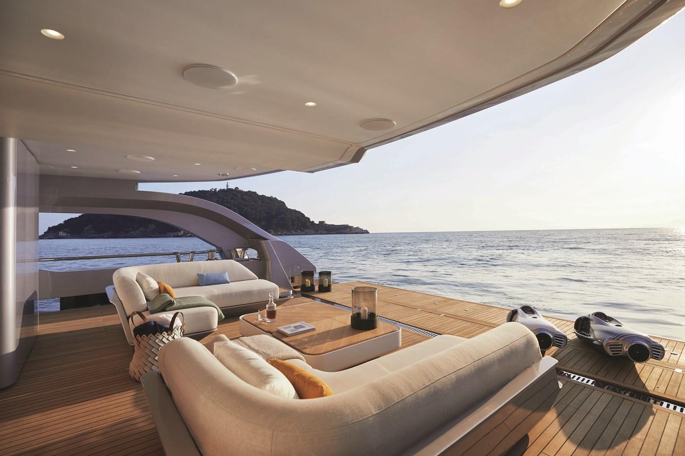 a boat on the water aboard AL GASSAR 2022 Yacht for Sale
